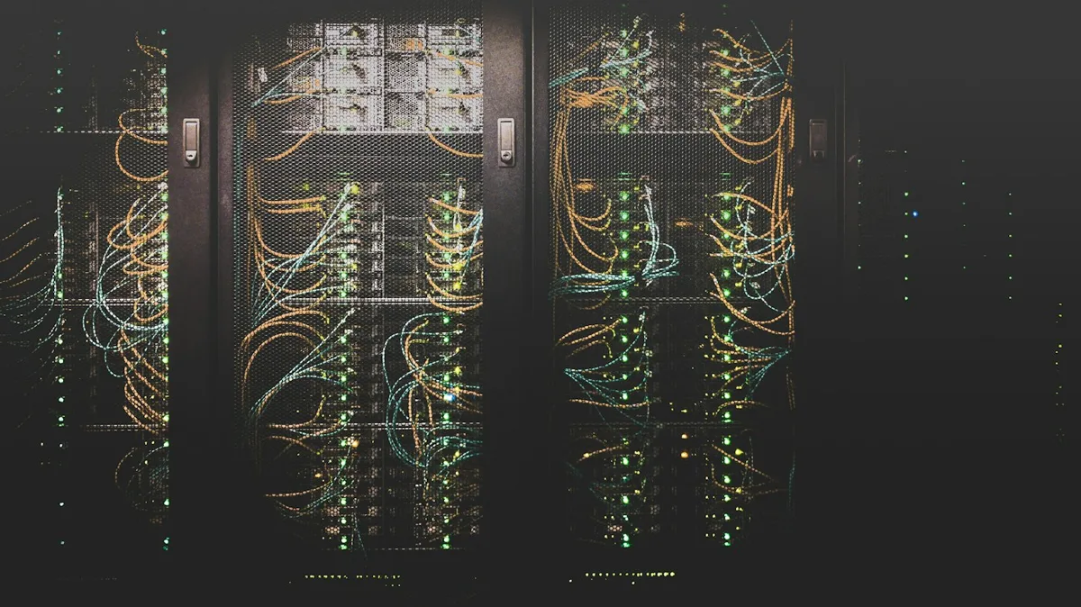 Editorial photograph of server racks; not an ARIS deployment